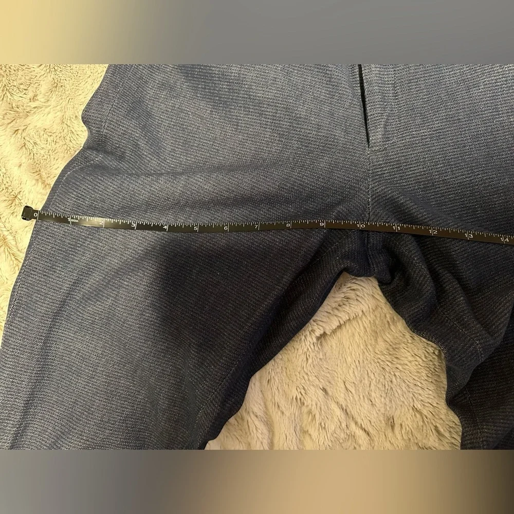 Banana Republic Sloan Pants Blue Chambray Slim Ankle - Picture 5 of 15